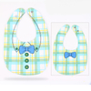 Double sided printing waterproof embroidery baby bib