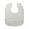 PU zebra pattern pure white bib