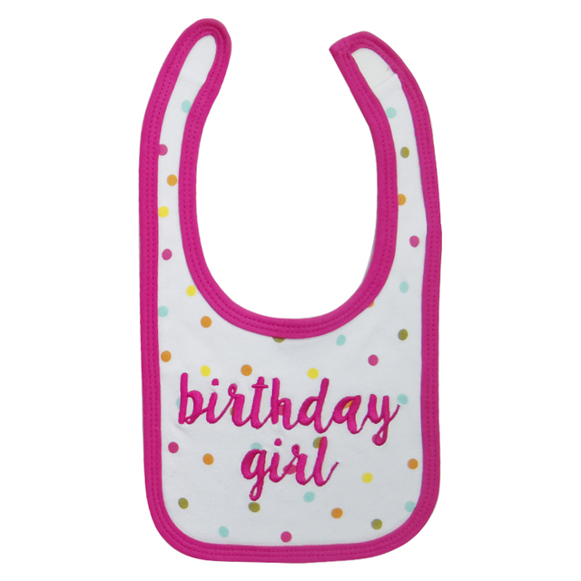 OEM&ODM Pure cotton embroidery custom bib