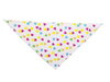 Cotton print triangle scarf