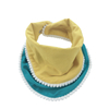 Custom colorful feeding scarf bib for babies