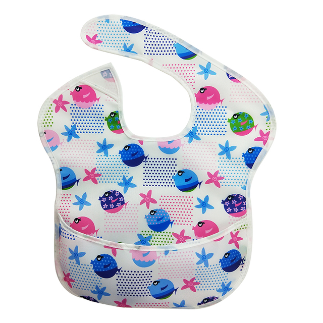 Best waterproof and anti-dirty beautiful printed bib