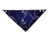 Cotton print triangle scarf