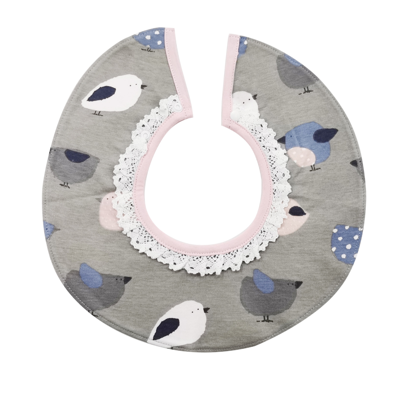 OEM&ODM Pure cotton waterproof lace bib