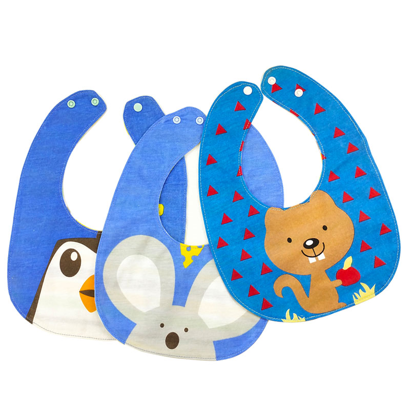 Cartoon animal bib
