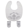 OEM&ODM Embroidered bib and sock suit