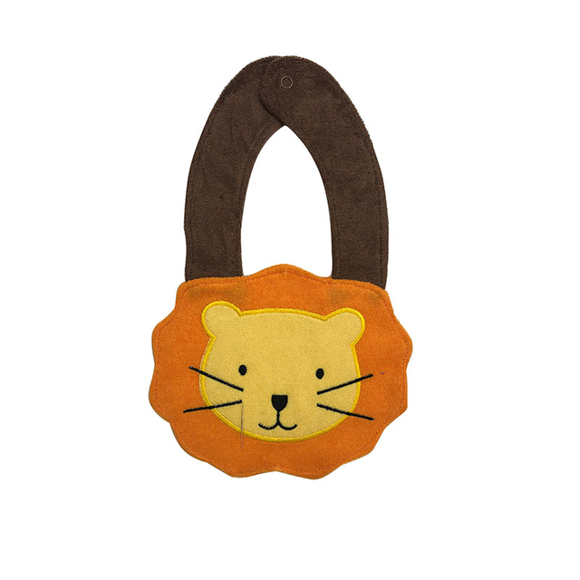 Cartoon animal shape baby bib