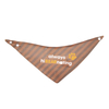 OEM&ODM Cotton letter printed triangle scarf