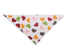 Cotton print triangle scarf