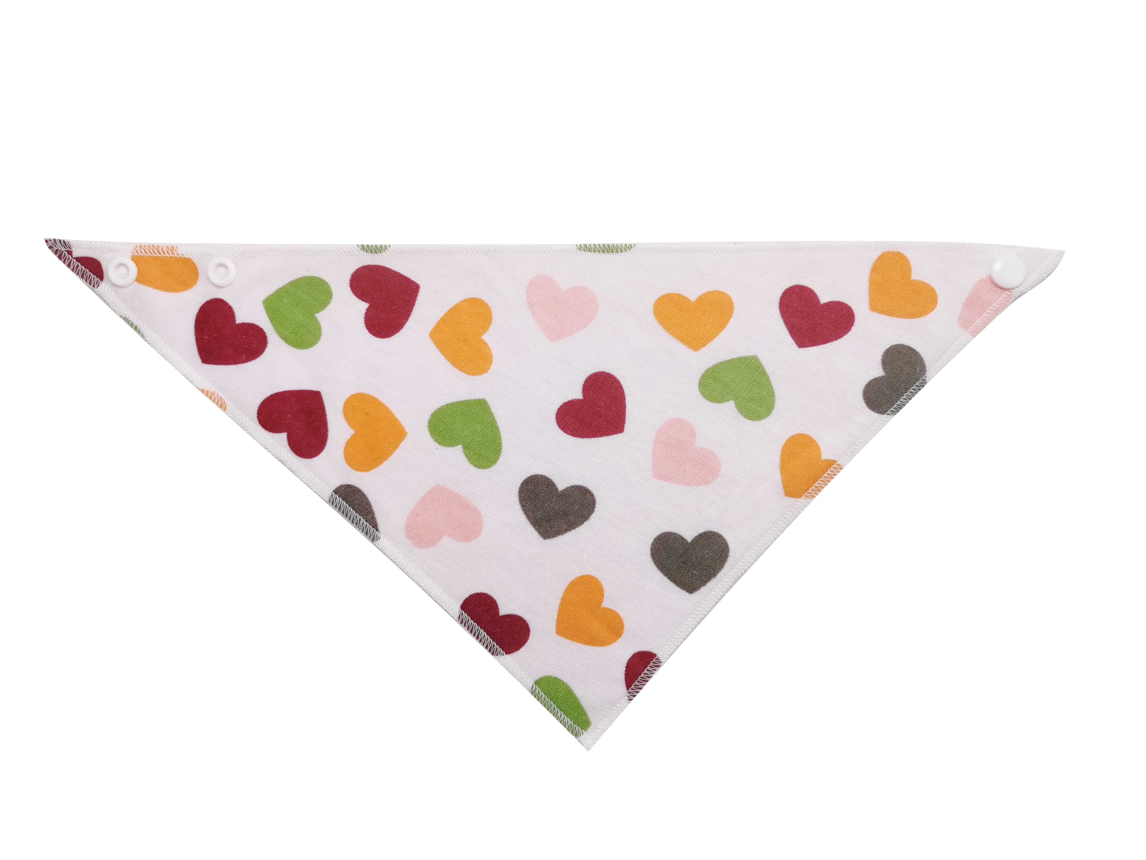 Cotton print triangle scarf