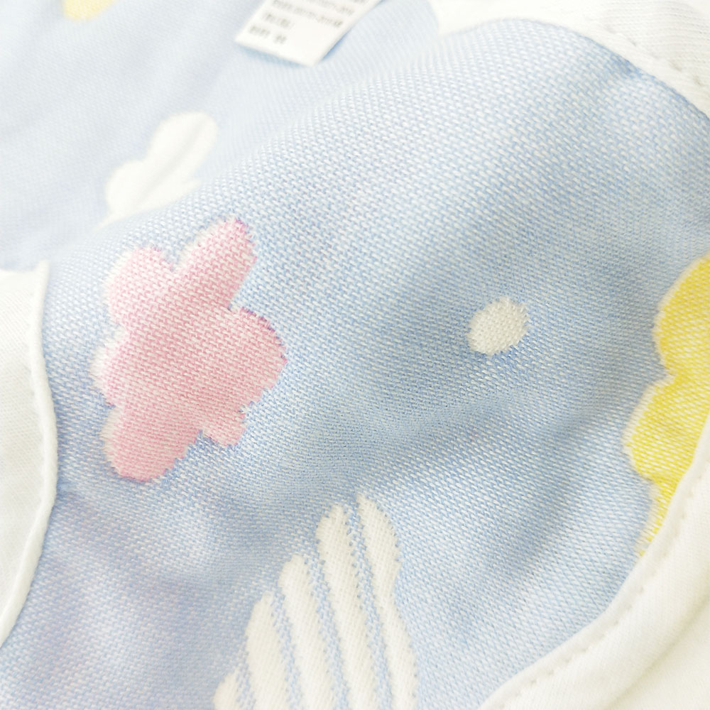 Universal 360°rotation soft cotton sand bibs for babies