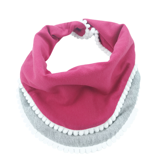 Custom colorful feeding scarf bib for babies