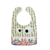 New waterproof organic cotton stereoscopic baby bib