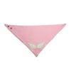 Angel embroidered triangle scarf